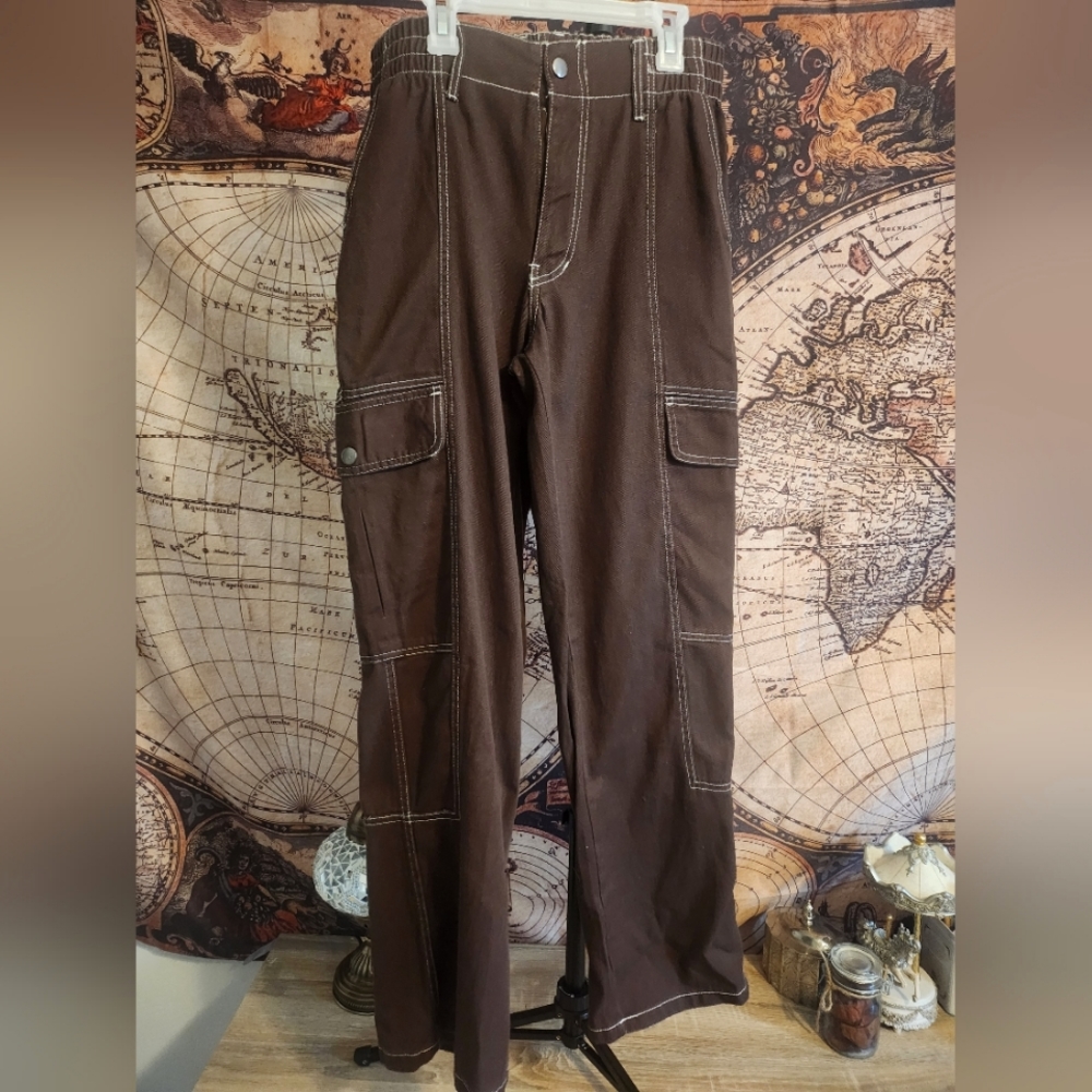 Grungy brown cargo pants